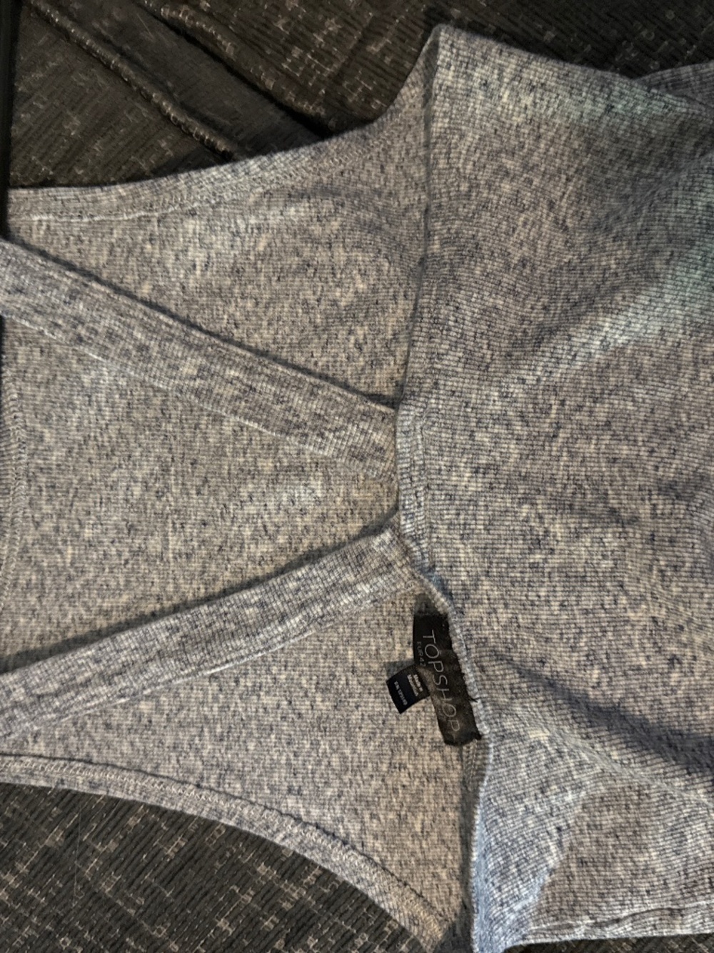 Gray Topshop Cropped Tank